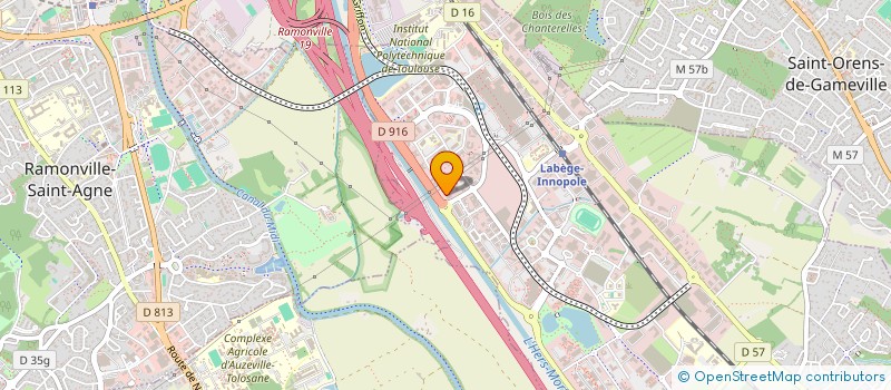 localisation de l'entreprise A T L A S HABITAT  LABEGE