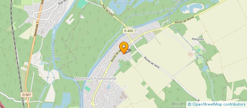 localisation de l'entreprise A T L D à MONTCOURT-FROMONVILLE