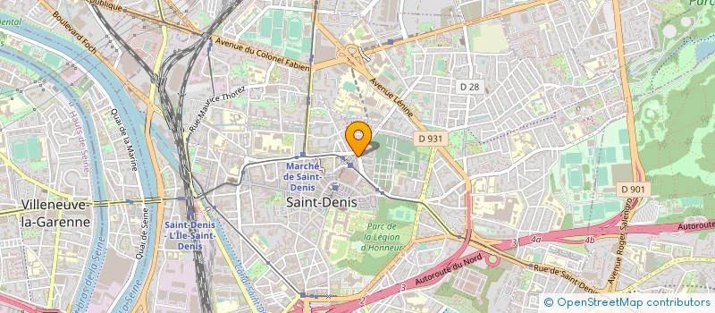 localisation de l'entreprise A.T.L. TRANSPORT à SAINT-DENIS