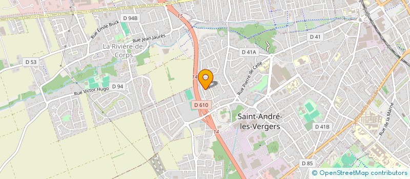 localisation de l'entreprise A.T LOGISTIC à SAINT-GERMAIN