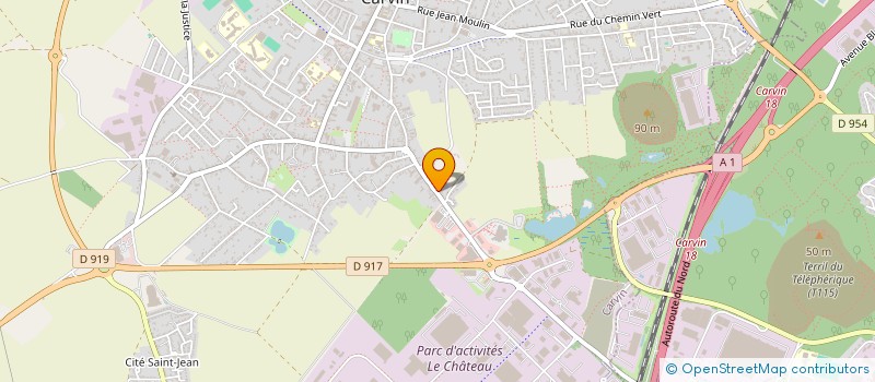 localisation de l'entreprise A.T.M  CARVIN