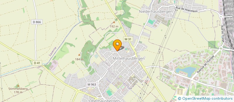 localisation de l'entreprise A.T.M.  MITTELHAUSBERGEN