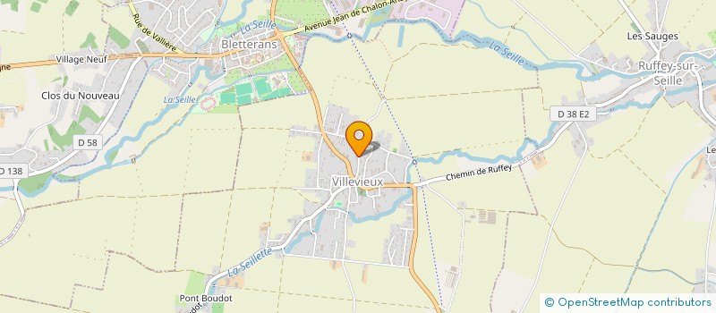 localisation de l'entreprise A.T.M.O HYDROGEOMORPHOLOGIE à BEAUREPAIRE-EN-BRESSE