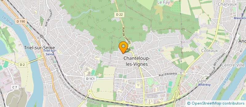 localisation de l'entreprise A.T.M. PLOMBERIE  ANDRESY