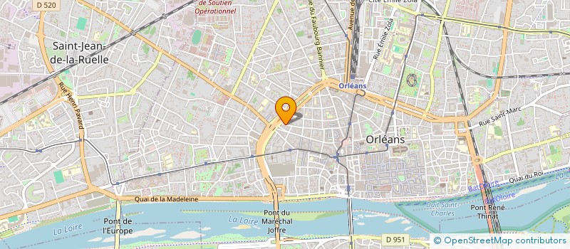 localisation de l'entreprise A.T. MEDIA COMMUNICATION à ORLEANS