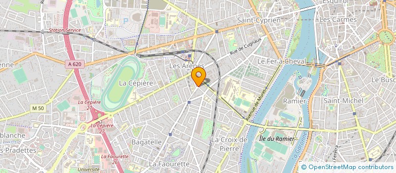 localisation de l'entreprise A.T.N. AGENCE TECHNIQUE DE NETTOYAGE à TOULOUSE