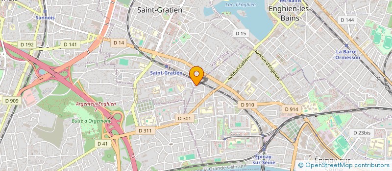 localisation de l'entreprise A.T.N BATIMENT à EPINAY-SUR-SEINE