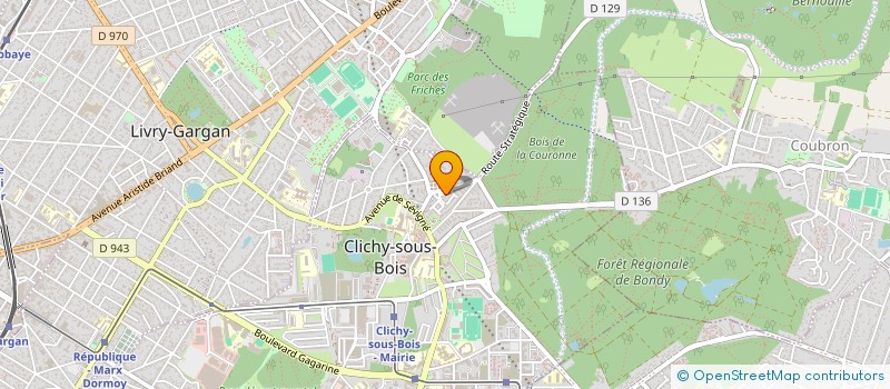 localisation de l'entreprise A.T.O.I. à CLICHY-SOUS-BOIS