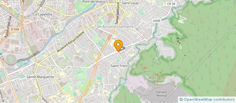 localisation de l'entreprise A T ORTHOPEDIE à MARSEILLE