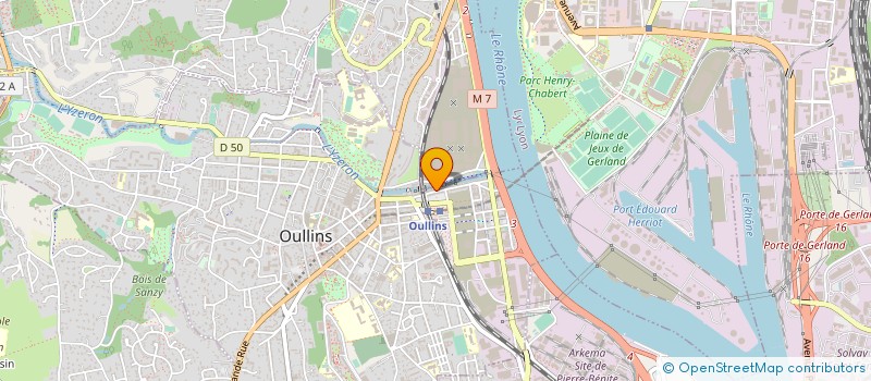 localisation de l'entreprise A T ORTHOPEDIE  OULLINS-PIERRE-BENITE