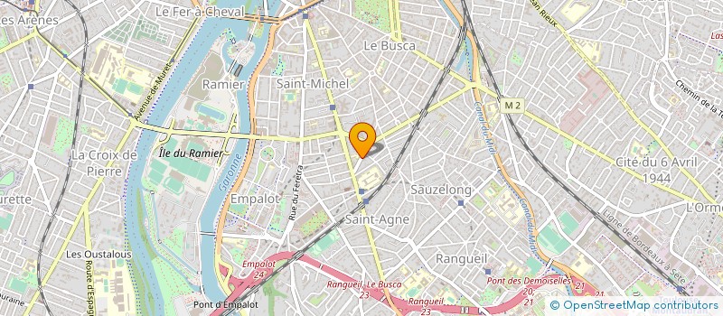 localisation de l'entreprise A.T.P.  TOULOUSE