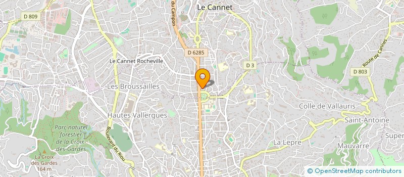localisation de l'entreprise A T P à LE CANNET