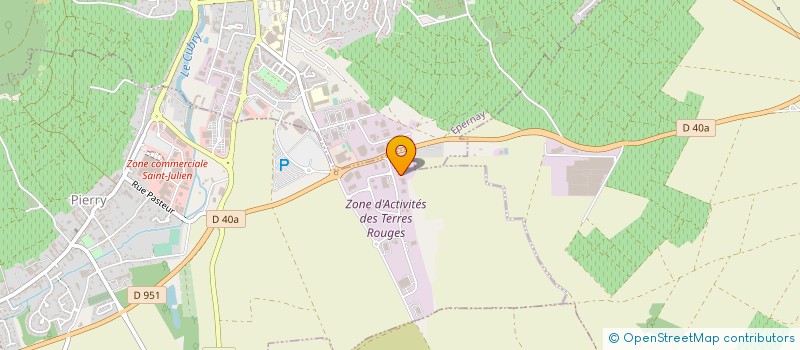 localisation de l'entreprise A T P à OIRY