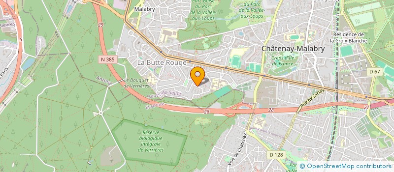 localisation de l'entreprise A.T.P  CHATENAY-MALABRY