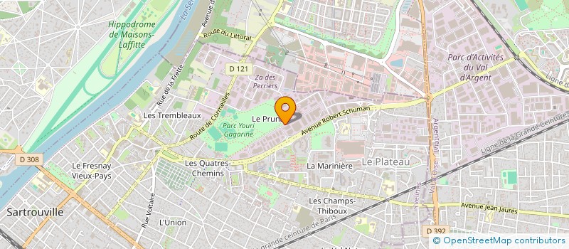 localisation de l'entreprise A T P A à SARTROUVILLE