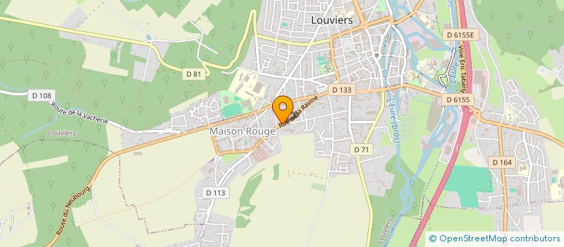 localisation de l'entreprise A.T.P.D.AMENAG TECHN PROTECT DEVELOPPE à LOUVIERS