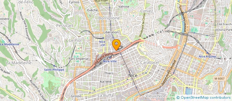 localisation de l'entreprise A.T.P.F.  NICE