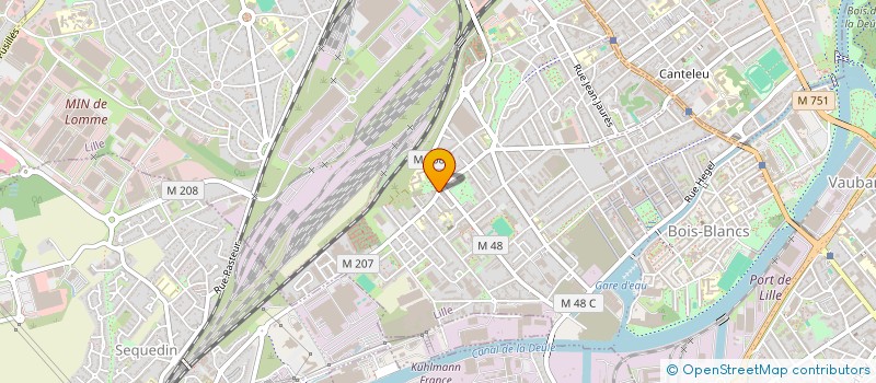 localisation de l'entreprise A.T.P.I. IMMOBILIER à LILLE
