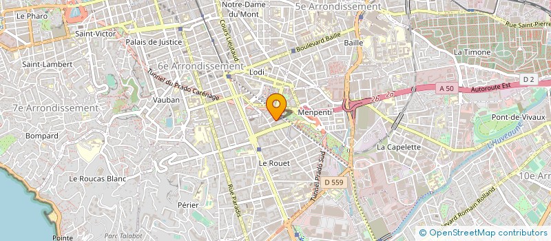localisation de l'entreprise A.T.R.I.S. CONSULTING à MARSEILLE