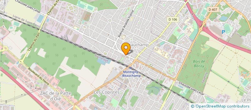 localisation de l'entreprise A.T.R. OPTIK  BEAUCHAMP