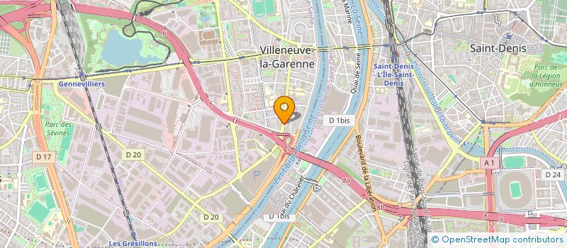 localisation de l'entreprise A.T.R SERVICES à VILLENEUVE-LA-GARENNE