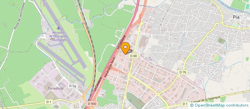 localisation de l'entreprise A.T.R. SUD à PERPIGNAN