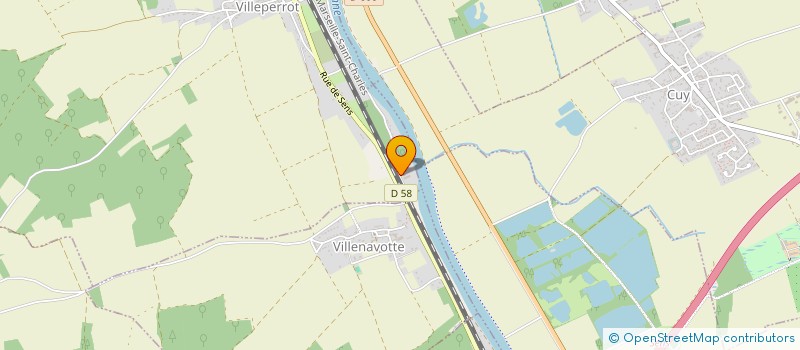 localisation de l'entreprise A.T.S à VILLEPERROT