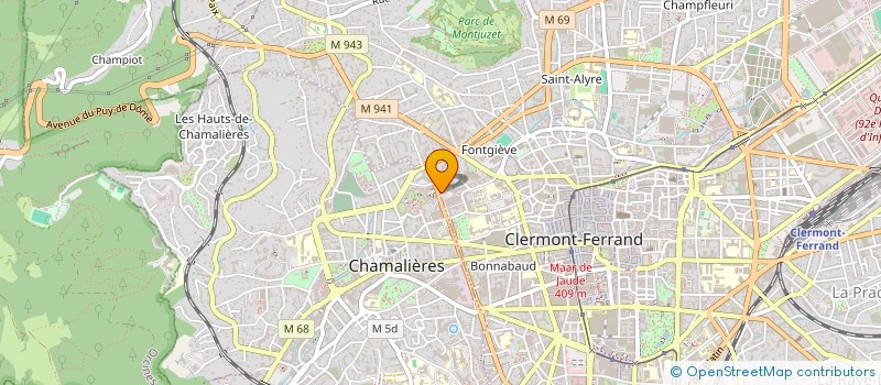 localisation de l'entreprise A T S C A F  CLERMONT-FERRAND