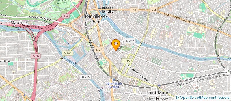 localisation de l'entreprise A.T.S.E. à SAINT-MAUR-DES-FOSSES