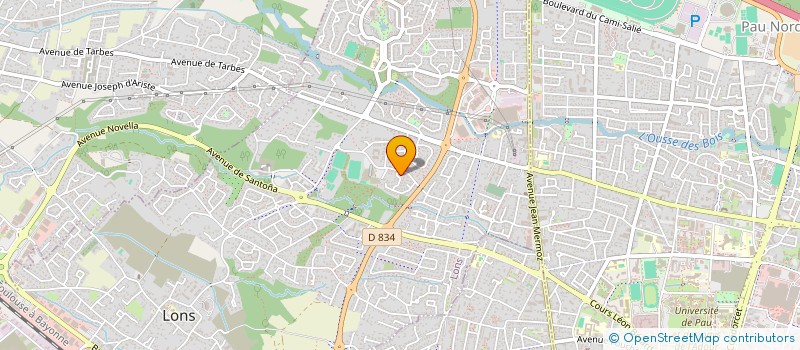 localisation de l'entreprise A.T.S. IMMO à LONS