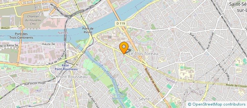 localisation de l'entreprise A.T.S. MARQUAGE à NANTES