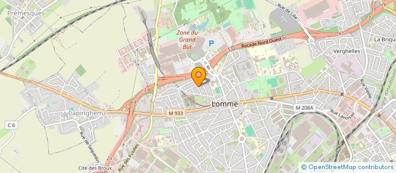 localisation de l'entreprise A.T.S PRO à LILLE