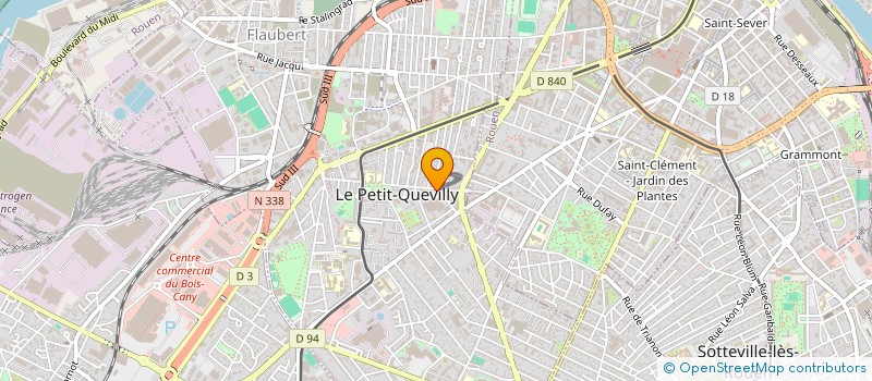 localisation de l'entreprise A.T.S. RIVE SUD à LE PETIT-QUEVILLY