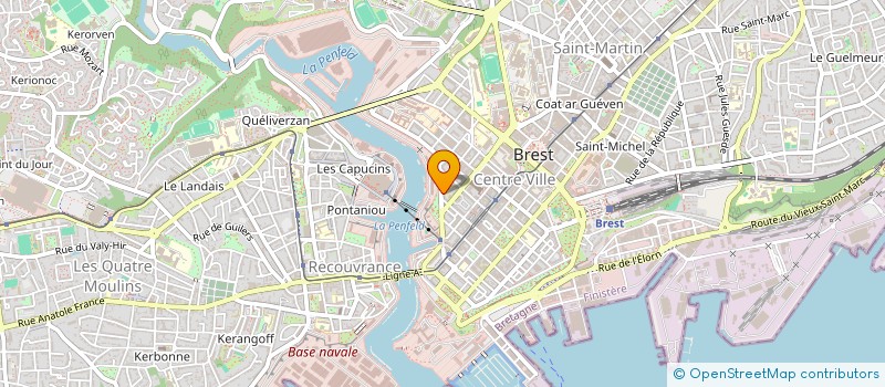 localisation de l'entreprise A.T.S. SAILING à BREST