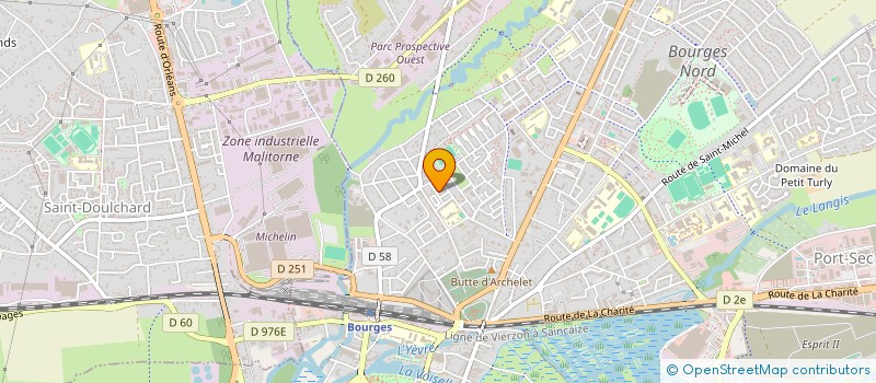 localisation de l'entreprise A.T.S SERVICES à BOURGES