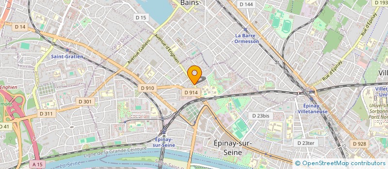localisation de l'entreprise A.T SERVICES à EPINAY-SUR-SEINE