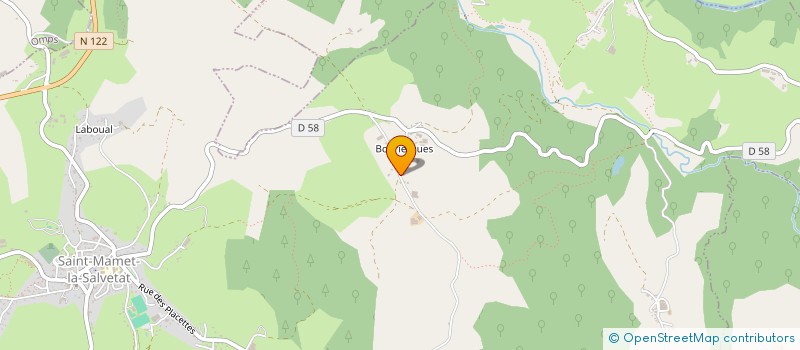 localisation de l'entreprise A.T. SOLUTIONS à SAINT-MAMET-LA-SALVETAT