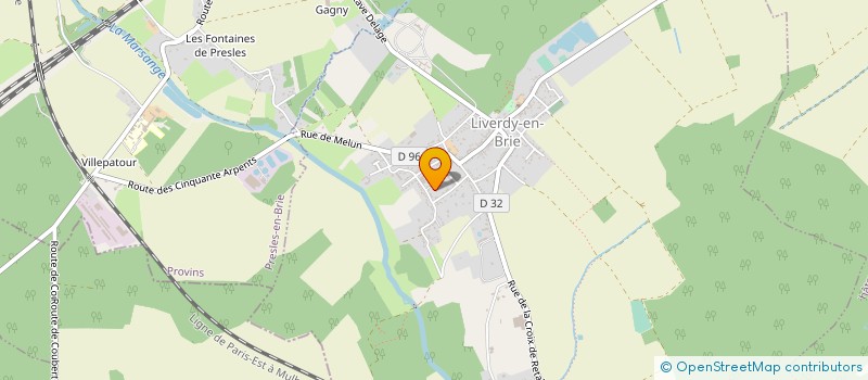 localisation de l'entreprise A T T à LIVERDY-EN-BRIE