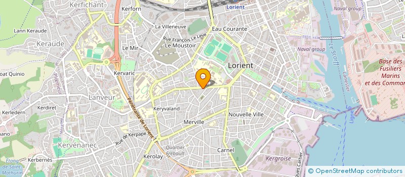 localisation de l'entreprise A.T.V LORIENT à LORIENT