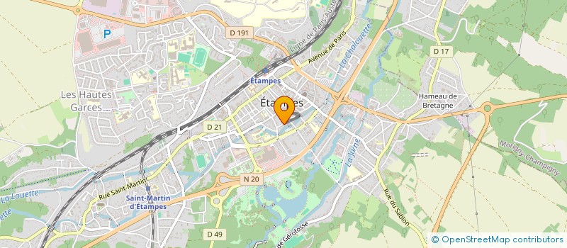 localisation de l'entreprise A TA RENCONTRE à ETAMPES