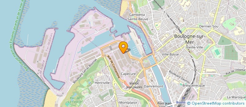 localisation de l'entreprise A TABLE à BOULOGNE-SUR-MER
