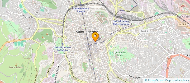 localisation de l'entreprise A TABLE à SAINT-ETIENNE