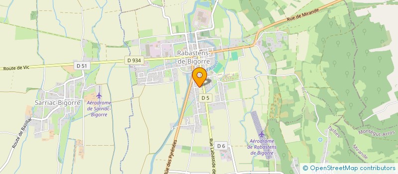 localisation de l'entreprise A TABLE  RABASTENS-DE-BIGORRE