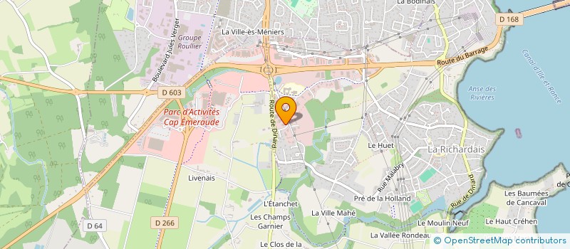 localisation de l'entreprise A TABLE  LA RICHARDAIS