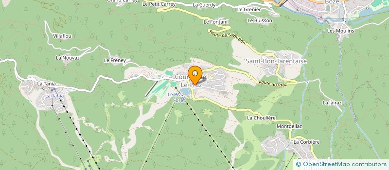 localisation de l'entreprise A TABLE ET VOUS à COURCHEVEL