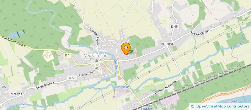 localisation de l'entreprise A TABLE...LES COPAINS D'ABORD  VEUZAIN-SUR-LOIRE