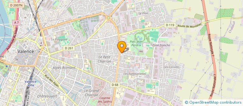 localisation de l'entreprise A TABLE LES ENFANTS à VALENCE
