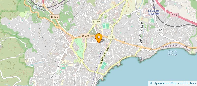 localisation de l'entreprise A TABLE MEDITERRANEE  LA CIOTAT