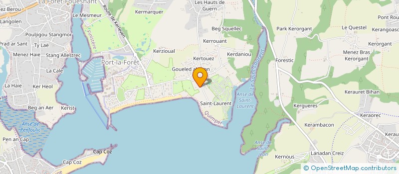 localisation de l'entreprise A TAHI  LA FORET-FOUESNANT