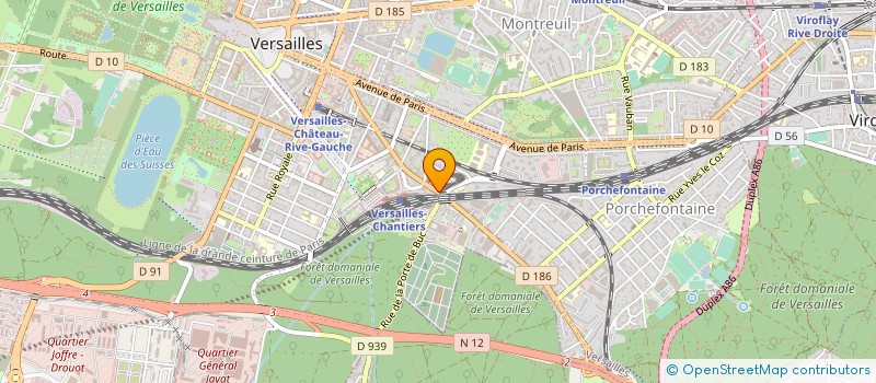 localisation de l'entreprise A. TARASPOL SARL à VERSAILLES